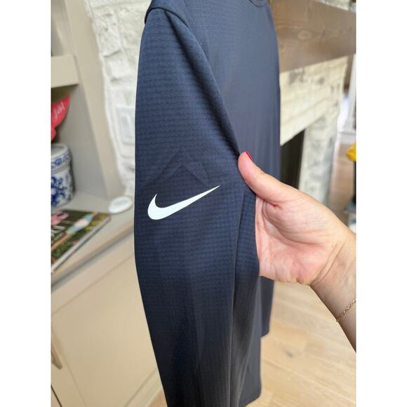 Antigua NFL Team Apparel Chicago Bears Quarter Zip Pullover Sweatshirt Size M - Picture 3 of 6